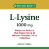 Nature's Bounty L-Lysine - 1000 mg - 60 Tablets