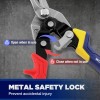 WORKPRO 8 Inch Aviation Snips, Straight Cut, Heavy Duty Metal