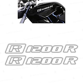 Black Doves Graphics 2pcs STICKERS compatible with R1200R Motorrad R1200 R VINIL Motorcycle 1200 (White)