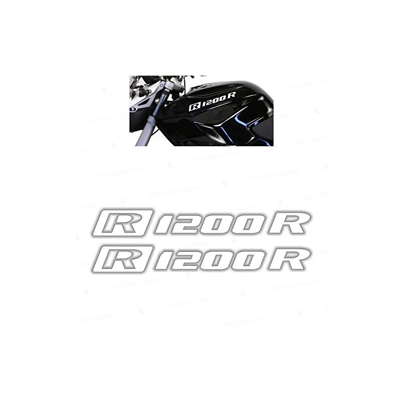 Black Doves Graphics 2pcs STICKERS compatible with R1200R Motorrad R1200