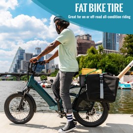 Hycline Ebike Fat Tire: 20x4.0 Inch Heavy Duty Folding Electric Fat Tires Replacement, High-Performance Wear-Resistant Mountain Bicycle Tires, All-Terrain Bike Tires for Street or Trail Riding