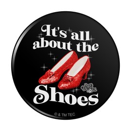 GRAPHICS & MORE The Wizard of Oz All About the Shoes Pinback Button Pin - 3" Diameter