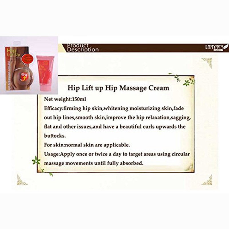 AICHUN BEAUTY Natural Herbal Extract Aichun Hip Up Cream Bigger