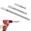 Kioiner 3 Pcs Magnetic Drill Bit Extension, 1/4 Inch Hex