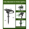 EZVALO Solar Spot Lights Outdoor Waterproof IP67, 3 Lighting Modes