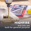 HIGHFIRE 10 Pieces Hex Shank Drill Bit Set for Impact