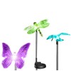 1 Piece Solar Powered Butterfly Garden Yard Stake Color Changing