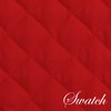 Sweet Pea Linens Solid Red Quilted Rectangle Placemats - Set