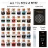 Healing Crystals in Jars 30 PCS - Real Crystals in