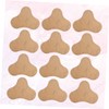 ORFOFE 12pcs Self-heating Wormwood Moxibustion Neck Patches for Natural Ginger