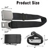 BEANPRECOY 2 in 1 Airplane Seat Belt Extender, Adjustable 7-32"