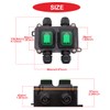 MKBKLLJY Inline Cord Switch IP66 Waterproof Switch Box DPST 12V
