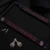 EliteAuto3K Oklahoma Sooners Black License Plate Frame Cover - EliteAuto3K