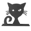 2pcs Metal Napkin Holder Innovative Hollow Out Cat Shape Paper