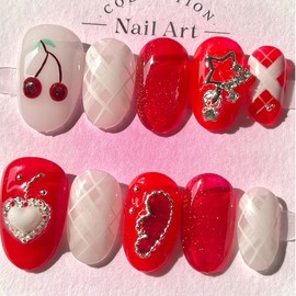 (3+1) Tsetse handmade nail tips - Petit Almond / (3+1) 체체 수제네일팁 - 쁘띠 아몬드