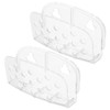 Cooking Concepts Set of2 Sponge Holder Clear Suction Cups Kitchen