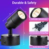 EAGLOD 7W RGBW Color Changing Up Lights Indoor with Remote