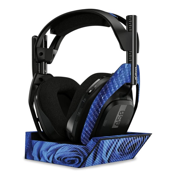 MightySkins Carbon Fiber Skin Compatible with Astro A50 Wireless Headphones