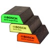 Bosch Professional 3-piece Sanding Sponge S470 Best for Profile Set