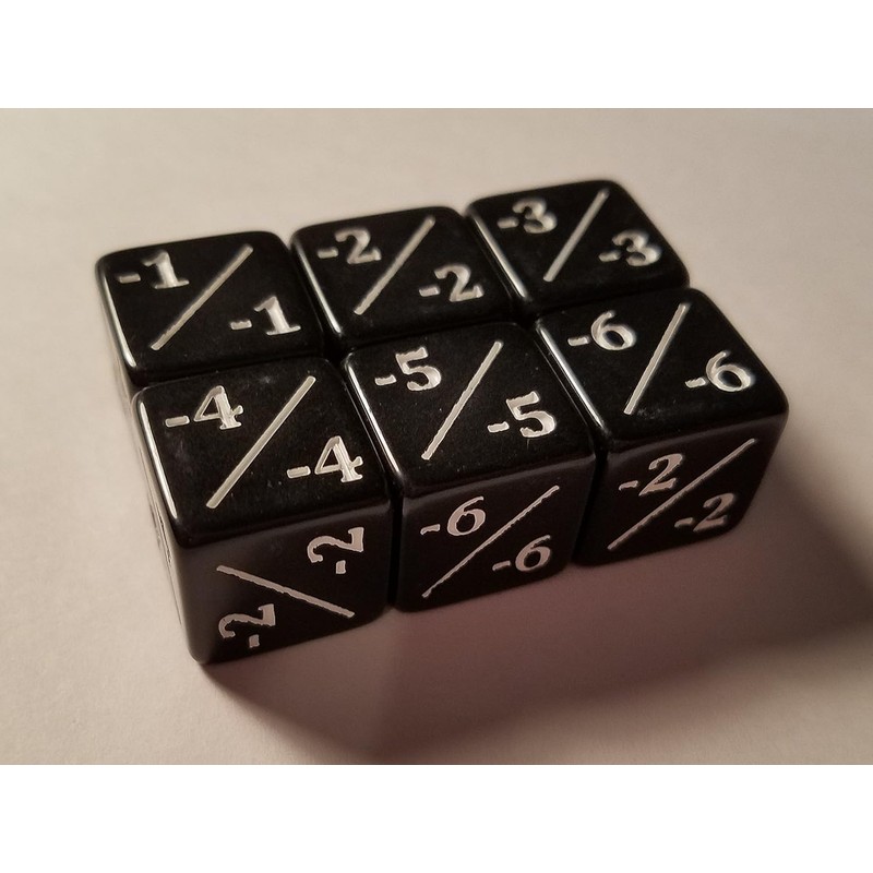 Counter Dice Bundle for Use with Yawgmoth Deck & Other