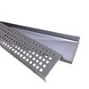 Naiture Brushed Stainless Steel 18" Lattice Linear Shower Drain