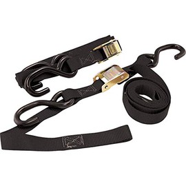 BikeMaster Tiedowns with Integrated Soft Hooks (Black)