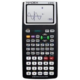 Scientific Calculator with Graph Functions for College and High School Students, Engineering, Advanced Mathematics, Calculus, Algebra, Geometery, Trigonometry, Statistics, Physics, Chemistry - Black