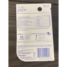 NIVEA Moisture Lip Care 3 Count