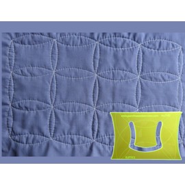 Parrs Eliptics Free Motion Quilting Ruler for Domestic Machines