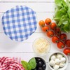 3pcs Sourdough Jar Cover, 4.33x4.33x0.2 Inch Reusable Cotton Cloth Jar