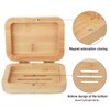 Home Storage Box Accessories Storage, Handmade Bamboo Wooden Soap Holder,