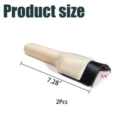 3/4" Radius Bullnose Corner Trowel Flex Plastic Outside Tool, 2Pack