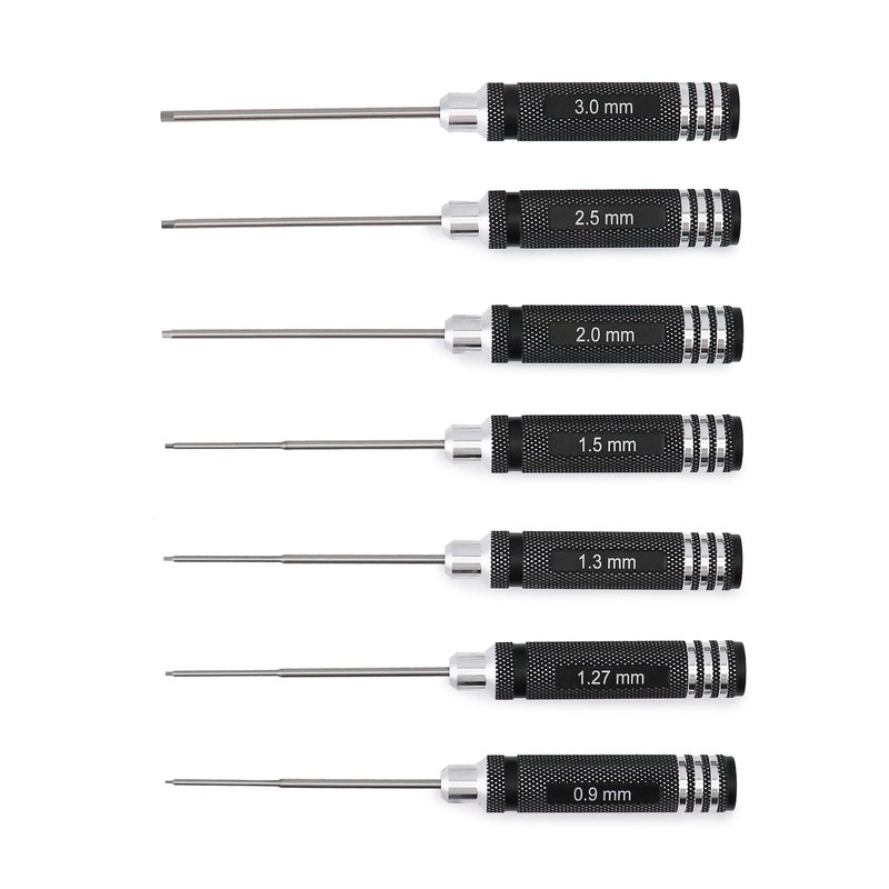 QWORK® 7pcs Hex Screw Driver Set, RC Tools Kit, for