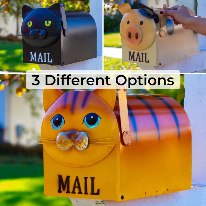 Made Easy Kit Metal Mailbox Animal Design - Fast Straight