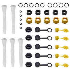 JDLLONG 5 SETS Gas Can Spout and Parts Kit Replacement for Blitz for Midwest for Scepter Compatible with Lawnmowers, Edgers, and Trimmers