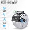 Fogcosy 2 PCS Clicker Counter - 4-Digit Number Count, Metal