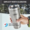 THERMOS ICON SERIES, vaso de acero inoxidable, acero inoxidable mate,