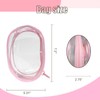 Pink Clear PVC Hanging Display Case for Plush Dolls &