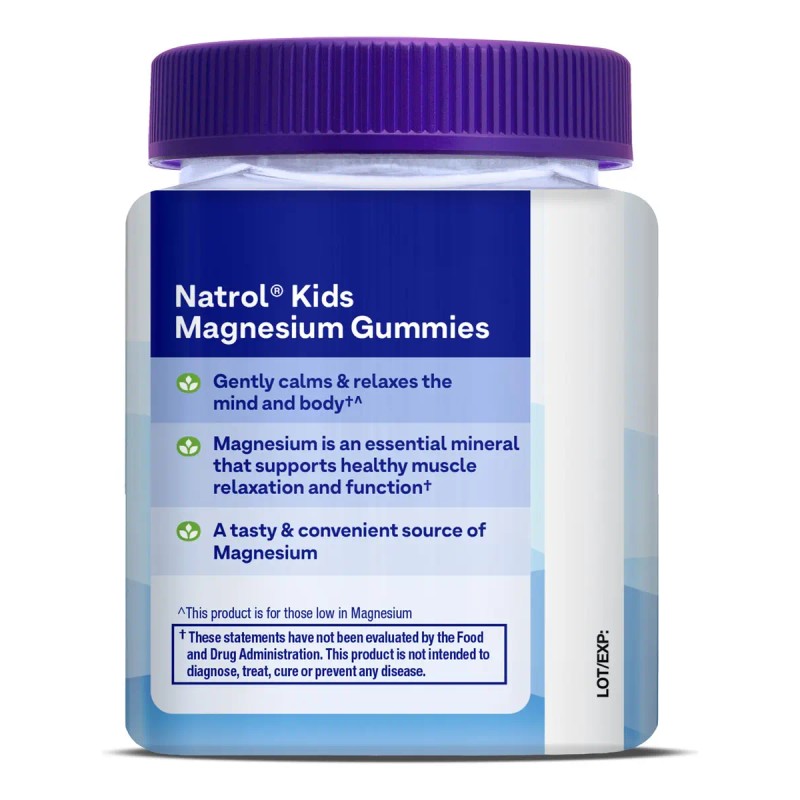 Suplemento Natrol Kids Gomitas Citrato Magnesio
