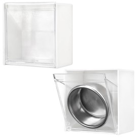 TOCCOOL 2Pcs Espresso Filter Basket Storage Box - Fits 51mm/53mm/54mm/58mm Portafilters, Coffee Filter Organizer for Barista Accessories and Espresso Station