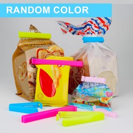 30 Beutelverschlüsse, 7/11cm, farbige Beutelklammern, Küchenverschlüsse, wiederverwendbar