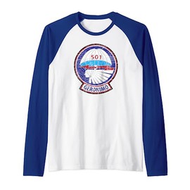American Marauder: 501st Airborne Geronimo Raglan Baseball Tee