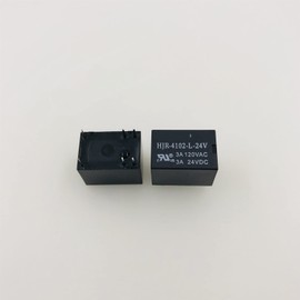 MESKEL 10Pcs/lot Relay HJR-4102-L-05V HJR-4102-L-12V HJR-4102-L-24V HJR 4102 L 12V 5VDC 12VDC 24VDC 6PIN 3A (Size : HJR-4102-L-05V)