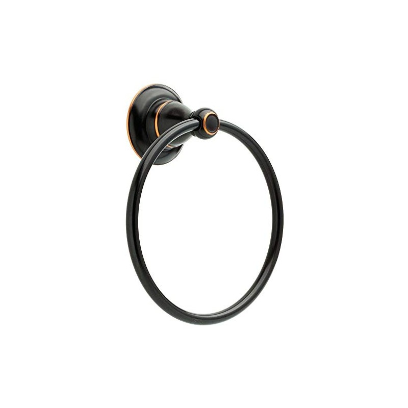 Delta Porter Oil Rubbed Bronze Towel Ring Die Cast Zinc