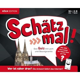 Schätz mal! Köln Edition: Das Quiz mit Lach- und Staungarantie I Ab 10 Jahre I 2-8 Spieler I Spiele-Block