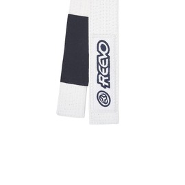 Reevo Brazilian Jiu Jitsu Belts - Cotton BJJ Rank Belt with Ranking Sleeve Sewn, Includes 8 Rows of Stitching (Purple, A1)