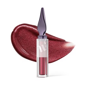 Urban Decay 24/7 Glaze-On Liquid Eyeshadow (Traffic Jam - Burgundy Shimmer), Crease-resistant, Glitter Eye Makeup with Built-in Brush, Smooth Application, Travel Makeup - 0.1 fl oz