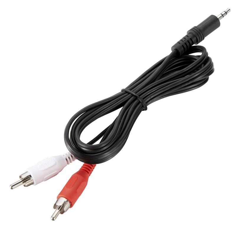 Ross PHSMJ15-RO Stereo Jack To Phono Cable, Black, 3.5 mm