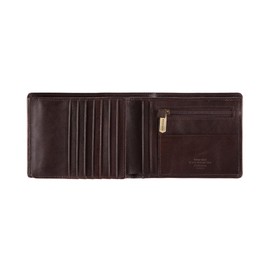 WITTCHEN Wallet | Material: Grain leather, Colour: Brown | For coins: Yes | Orientation: Horizontal | Size: Medium | Collection: Arizona - 10-1-262-4