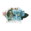 Healeved Bridal Hair Comb with Faux Flowers Elegant Wedding Hair